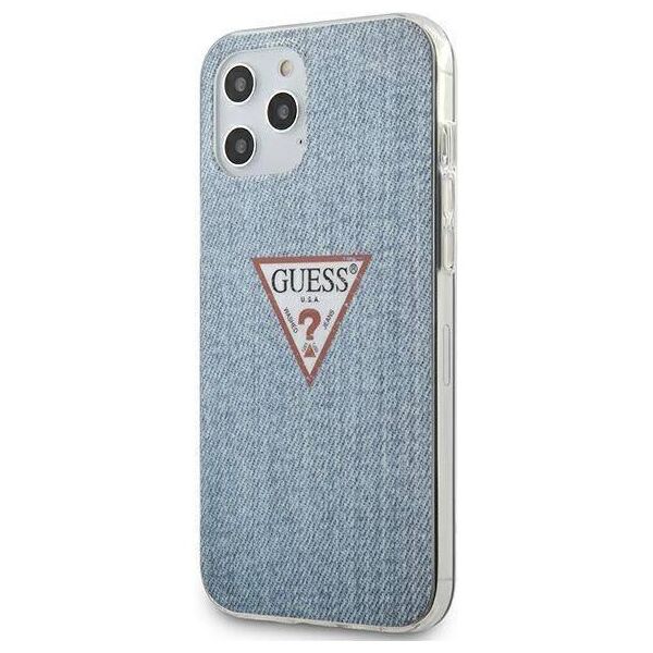 Original Case IPHONE 12 PRO MAX Guess Hardcase Jeans Collection (GUHCP12LPCUJULLB) blue 3700740481868