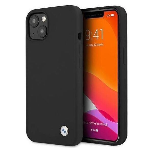 Original Case IPHONE 13 MINI BMW Hardcase Silicone Signature (BMHCP13SSILBK) black 3666339022730