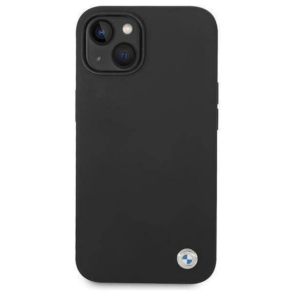 Original Case IPHONE 14 BMW Silicone Metal Logo black 3666339090425