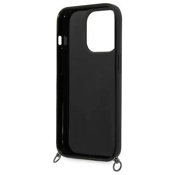 Original Case IPHONE 14 PRO MAX Karl Lagerfeld Hardcase Color Stripes Strap pink 3666339094225