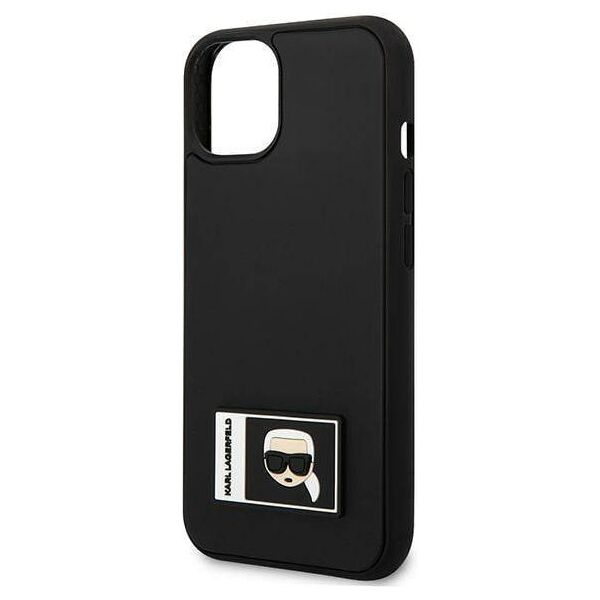 Original Case IPHONE 13 MINI Karl Lagerfeld Hardcase Ikonik Patch black 3666339049645
