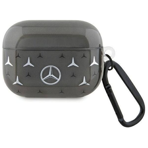 Original Case APPLE AIRPODS PRO Mercedes Cover Large Star Pattern (MEAP8DPMGS) black 3666339094515