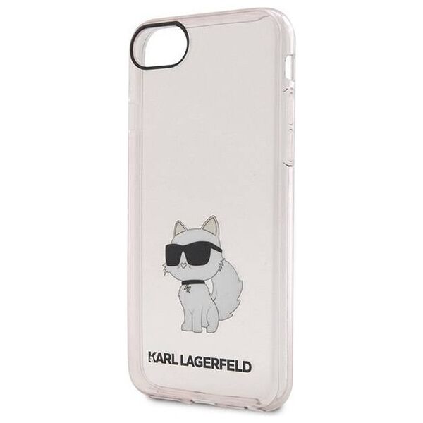 Original Case IPHONE SE 2022 / SE 2020 / 7 / 8 Karl Lagerfeld Hardcase Ikonik Choupette (KLHCI8HNCHTCP) pink 3666339118846