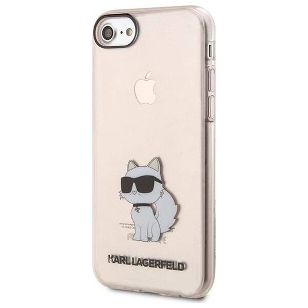 Original Case IPHONE SE 2022 / SE 2020 / 7 / 8 Karl Lagerfeld Hardcase Ikonik Choupette (KLHCI8HNCHTCP) pink 3666339118846