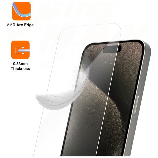 Vmax tempered glass 2,5D Normal Clear Glass for Xiaomi Redmi Note 13 Pro 6976757303241
