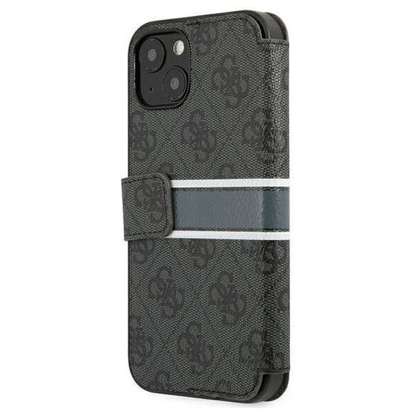 Original Case IPHONE 13 MINI Guess Book 4G Stripe (GUBKP13S4GDGR) gray 3666339032081