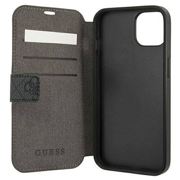 Original Case IPHONE 13 MINI Guess Book 4G Stripe (GUBKP13S4GDGR) gray 3666339032081