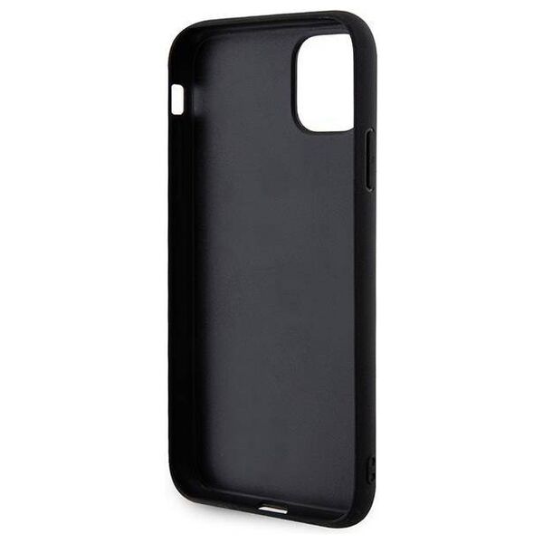 Original Case IPHONE 11 Karl Lagerfeld Hardcase 3D Monogram (KLHCN61RUPKLPK) black 3666339170011