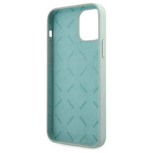 Original Case IPHONE 12 / 12 PRO Guess Hardcase Silicone Vintage (GUHCP12MLSVSBF) mint 3700740495223