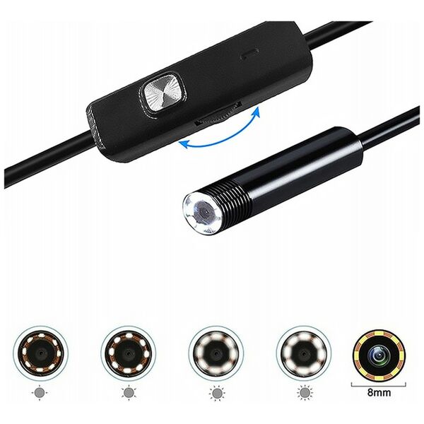 ENDOSCOPE CAMERA 2m LENS 8/7/5.5mm USB/C/MICRO LTC 5902270786651