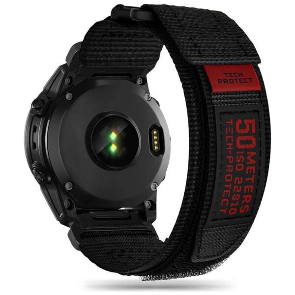 Strap for GARMIN FENIX 3 / 5X / 3HR / 5X PLUS / 6X / 6X PRO / 7X Tech-Protect Scout Pro black 5906302309283