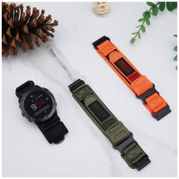 Strap for GARMIN FENIX 3 / 5X / 3HR / 5X PLUS / 6X / 6X PRO / 7X Tech-Protect Scout Pro black 5906302309283
