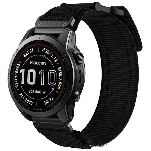 Strap for GARMIN FENIX 5 / 6 / 6 PRO / 7 Tech-Protect Scout Pro black 5906302309368