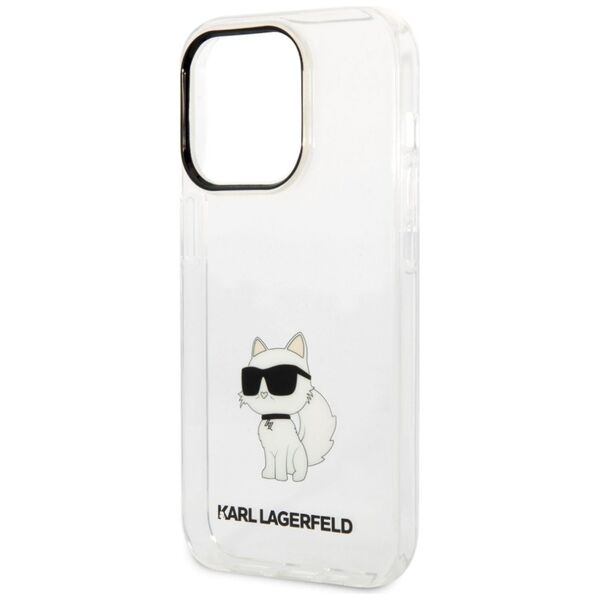 Karl Lagerfeld IML Choupette NFT Apple iPhone 14 Pro Max (6.7) hátlapvédő tok átlátszó (KLHCP14XHNCHTCT) 3666339087159