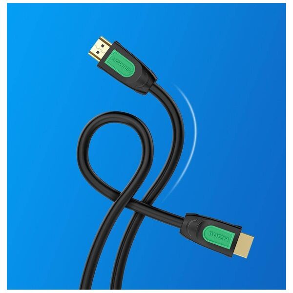 HDMI 2.0 UGREEN HD101 Cable, 4K 60Hz, 2m (Black and Yellow) 6957303811298