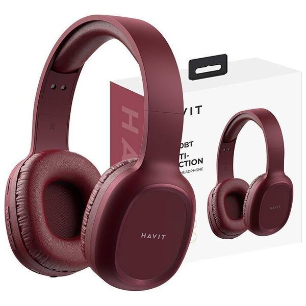 Havit H2590BT PRO Wireless Bluetooth headphones (red) 6939119045722