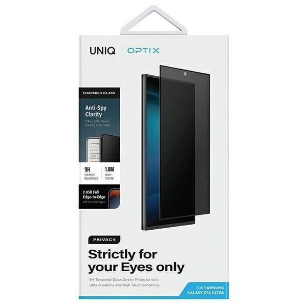 Tempered Glass 5D SAMSUNG GALAXY S24 ULTRA UNIQ Optix Privacy with Applicator 8886463688144