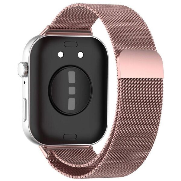 Strap for HUAWEI WATCH FIT 3 Tech-Protect Milaneseband gold & pink 5906302310487
