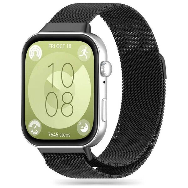 Strap for HUAWEI WATCH FIT 3 Tech-Protect Milaneseband black 5906302310494