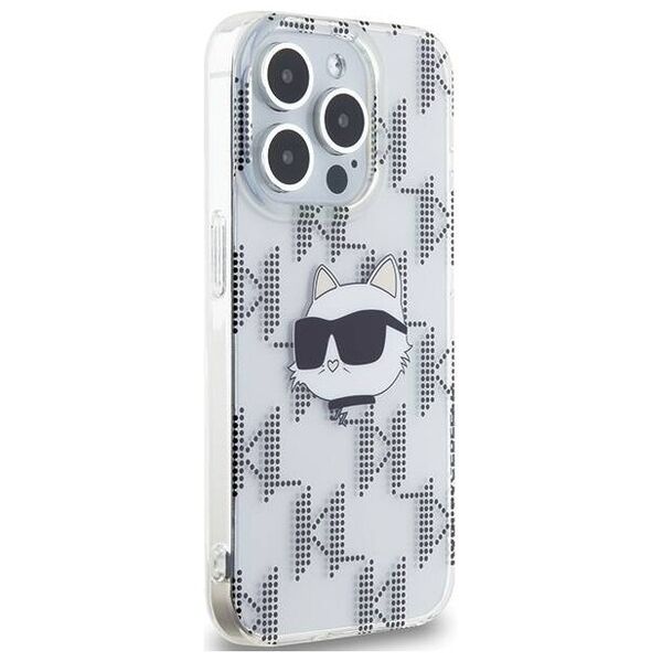 Original Case APPLE IPHONE 15 PRO MAX Karl Lagerfeld Hardcase IML Choupette MagSafe (KLHCP15XHKLPCHT) transparent 3666339286316