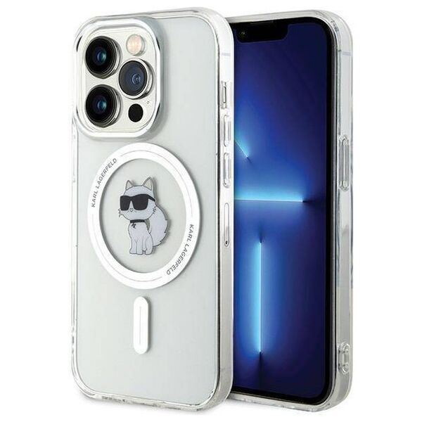 Original Case IPHONE 13 PRO MAX Karl Lagerfeld Hardcase IML Choupette MagSafe (KLHMP13XHFCCNOT) transparent 3666339162344