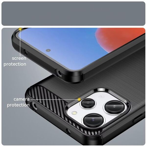 Techsuit Case for Xiaomi Redmi 13 / Poco M6 4G - Techsuit Carbon Silicone - Blue 5949419198784 έως 12 άτοκες Δόσεις