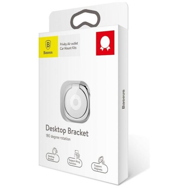Baseus Privity Ring Bracket Silver 6953156251687