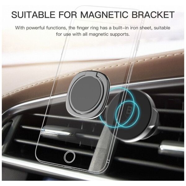 Baseus Privity Ring Bracket Silver 6953156251687