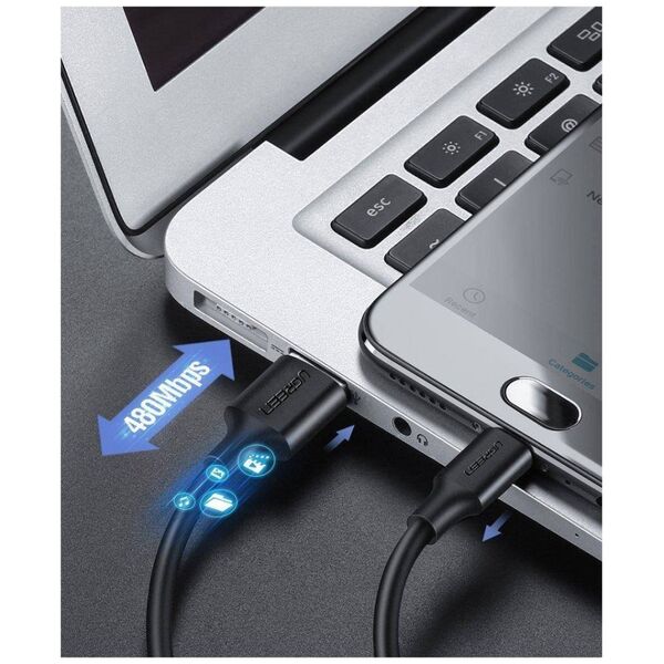 UGREEN micro USB Cable QC 3.0 2.4A 1.5m (Black) 6957303861378