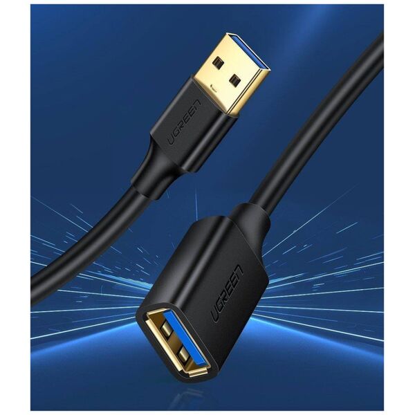 UGREEN USB 3.0 extended cable 1.5 m (black) 6957303831265