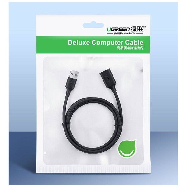 UGREEN USB 3.0 extended cable 1.5 m (black) 6957303831265