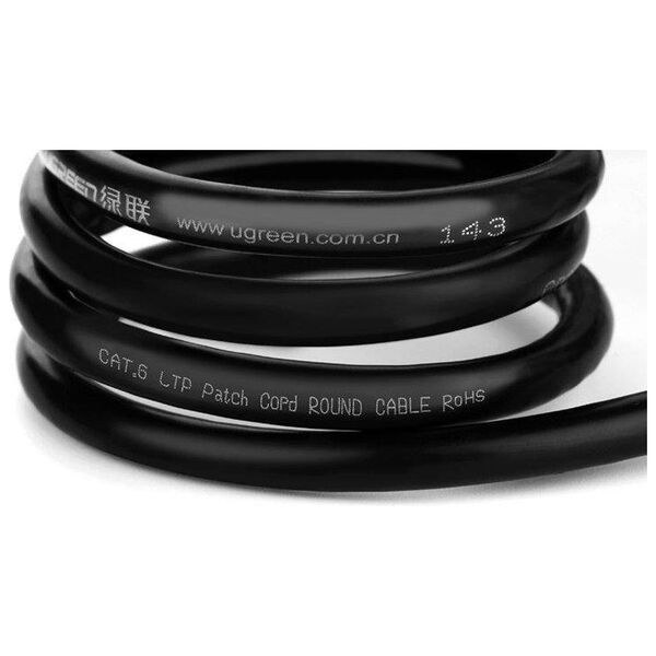 UGREEN Cat 6 FTP Ethernet RJ45 Extension Male/Female PatchCords with Shielding 3m (black) 6957303882823