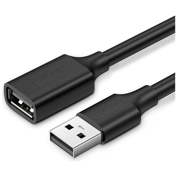 USB 2.0 extension cable UGREEN US103, 5m (black) 6957303813186