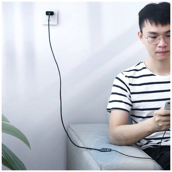 USB 2.0 extension cable UGREEN US103, 5m (black) 6957303813186