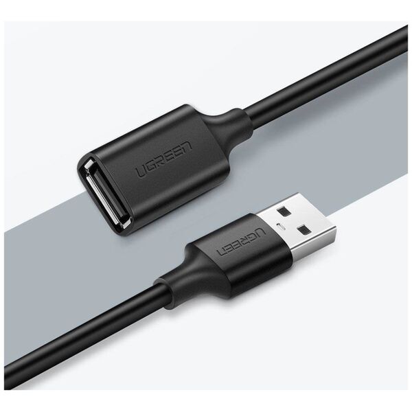 USB 2.0 extension cable UGREEN US103, 5m (black) 6957303813186