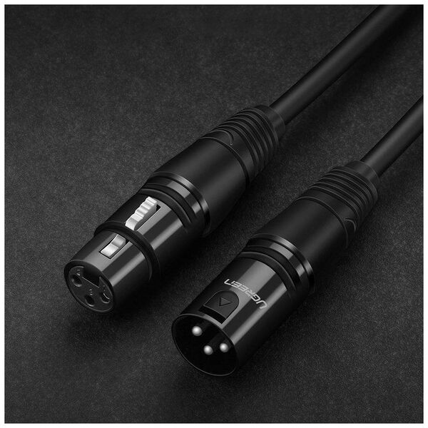 UGREEN AV130 XLR female to XLR male cable - 2m (black) 6957303802432