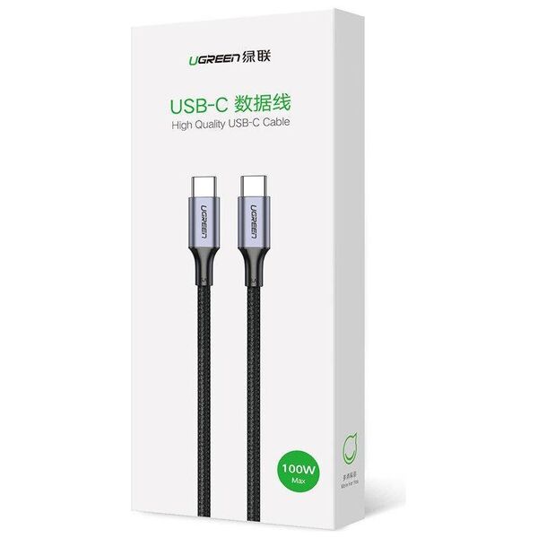 UGREEN US316 Type C to Type C Cable, 100W, 3m (black) 6957303806737