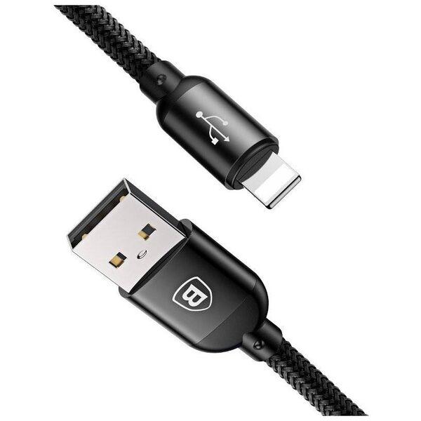 Baseus 3in1 Cable USB-C / Lightning / Micro 3,5A 0,3m (Black) 6953156273931