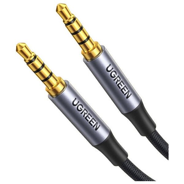 UGREEN AV183 Mini jack cable 3.5mm, AUX, 2m (black) 6957303827824