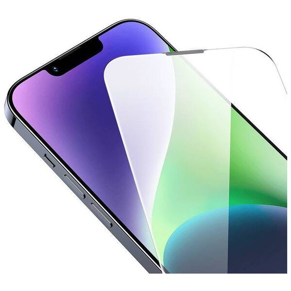 Tempered Glass IPHONE 13 PRO MAX / 14 PLUS Baseus Corning with a dust filter 6932172631772