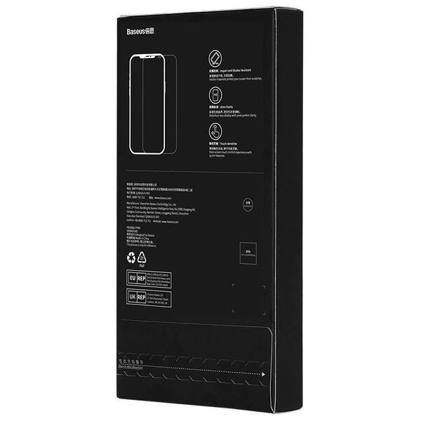 Tempered Glass IPHONE 13 PRO MAX / 14 PLUS Baseus Corning with a dust filter 6932172631772