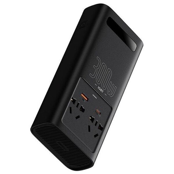 Power Inverter Baseus 300W (24V CN/EU) (black) 6932172629687