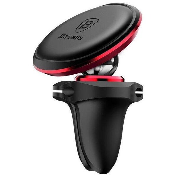 Car Mount Holder Baseus Magnetic Air Vent Red OS 6932172648770
