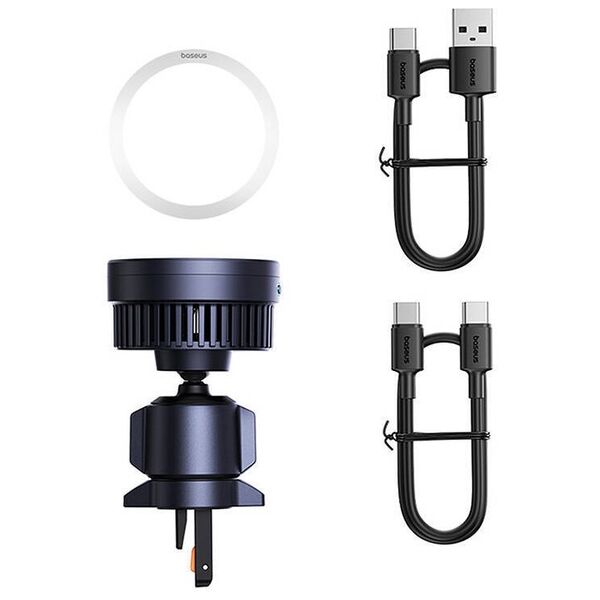 Car holder with inductive charger Baseus MagPro  15W Qi2.0 (Black) 6932172652630