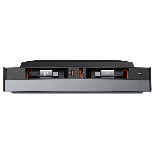 Hub Baseus T-Space with USB-C to USB-C cables for Tesla Cars (black) 6932172654160