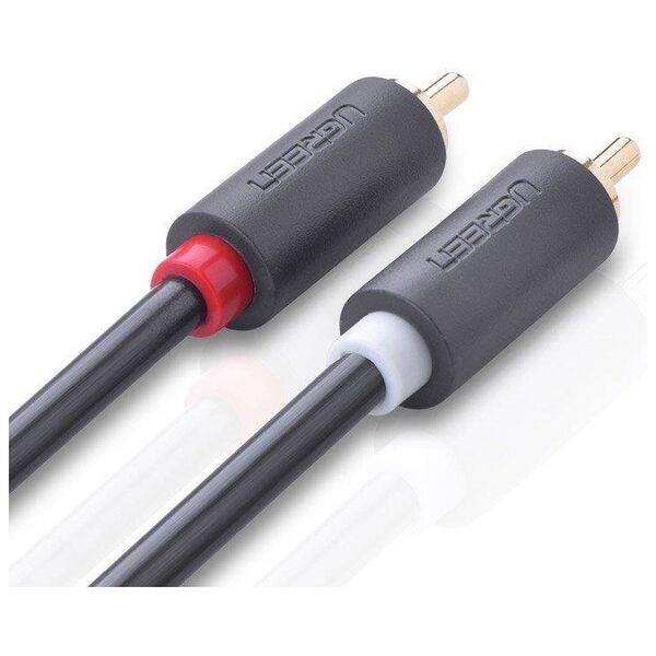 UGREEN 2RCA (Cinch) to 2RCA (Cinch) Cable 5m (black) 6957303815203