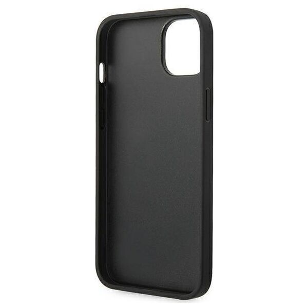 Original Case IPHONE 14 PLUS Karl Lagerfeld Hardcase Monogram Stripe (KLHCP14MPGKLSKG) gray 3666339084899