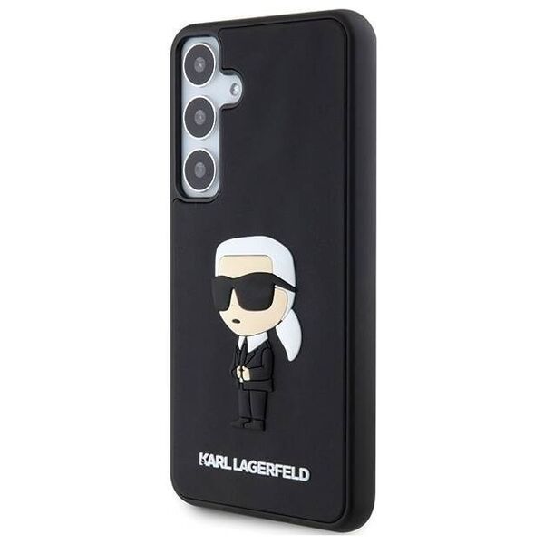 Original Case SAMSUNG GALAXY S24+ Karl Lagerfeld Hardcase 3D Rubber Ikonik (KLHCS24M3DRKINK) black 3666339242008