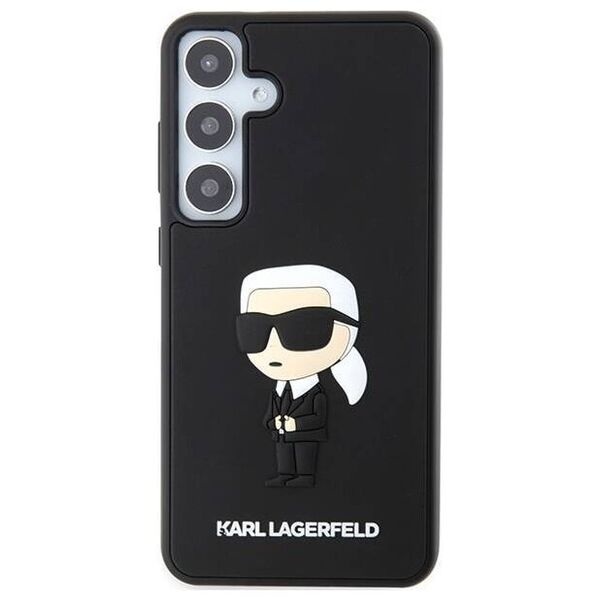 Original Case SAMSUNG GALAXY S24+ Karl Lagerfeld Hardcase 3D Rubber Ikonik (KLHCS24M3DRKINK) black 3666339242008