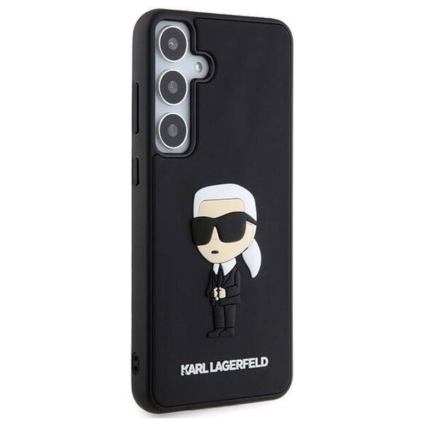 Original Case SAMSUNG GALAXY S24+ Karl Lagerfeld Hardcase 3D Rubber Ikonik (KLHCS24M3DRKINK) black 3666339242008